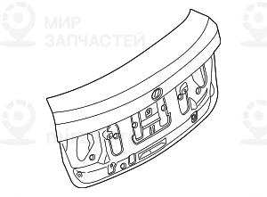 Багажная дверь нж
 BMW 41007342653