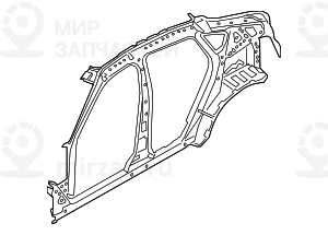 Seitenrahmen Innen Links
 BMW 41007352067