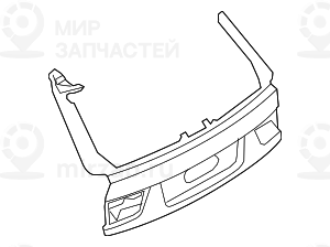 Багажная дверь вх
 BMW 41007378121