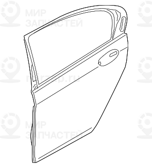 Tьr Aluminium Hinten Links
 BMW 41007408963