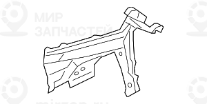 Trennwand Aggregateraum Rechts
 BMW 41007412948