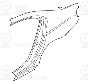 Seitenwand Hinten Rechts
 BMW 41007413220