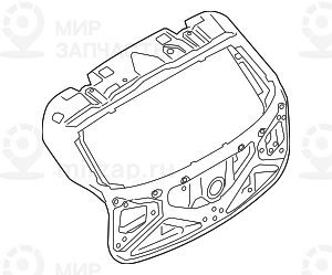Дверь Багажная
 BMW 41007423832