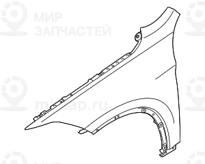 Seitenwand Vorn Links
 BMW 41007427299