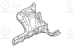 Крепление Стойки Амортизатора Л Пд
 BMW 41007427781