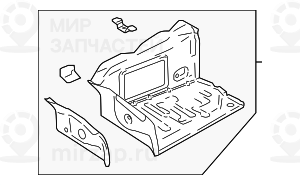 Пол Багажного Отделения
 BMW 41007431575