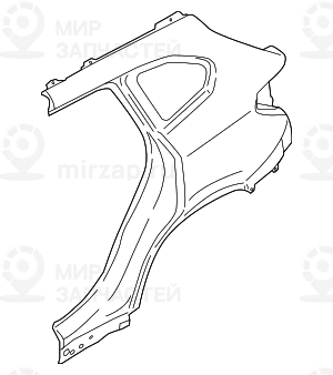 Seitenwand Hinten Links
 BMW 41007436155
