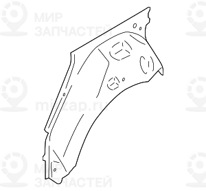 Radhausschale Hinten Rechts
 BMW 41007437460