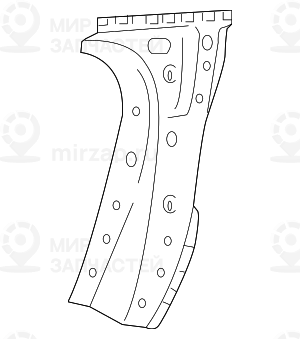 Verstдrkung C-Sдule Rechts
 BMW 41007437476
