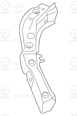 Полка Брызговика Л Пд
 BMW 41007480997