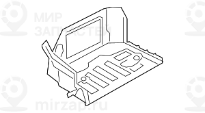 Gep?ckraumboden Seitlich Rechts
 BMW 41007487184