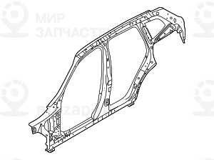 Seitenrahmen Mitte Rechts
 BMW 41007494128