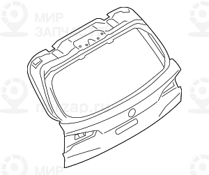 Heckklappe Oben
 BMW 41007931947