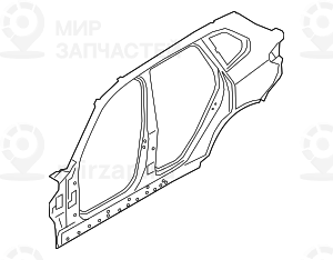 Боковина П Наруж
 BMW 41007955002