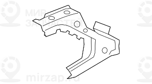Verstdrkung D-Sdule I
 BMW 41007955038