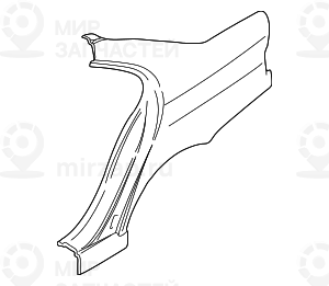 Крыло П Зд
 BMW 41008205624