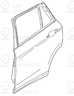 Дверь Задняя Правая
BMW 41008491730