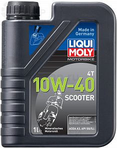LIQUI MOLY Motorbike 4T Scooter 10W-40 1 л. LIQUI MOLY 1618