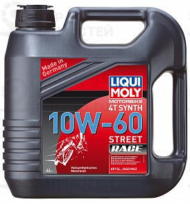 LIQUI MOLY Motorbike 4T Synth Street Race 10W-60 4 л. LIQUI MOLY 1687