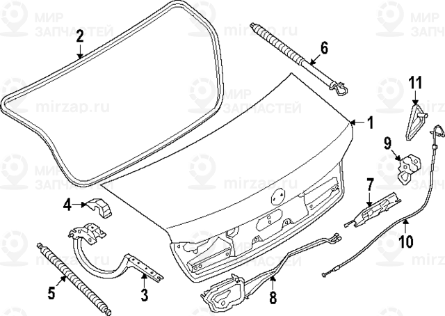 Запчасть BMW 41009466967