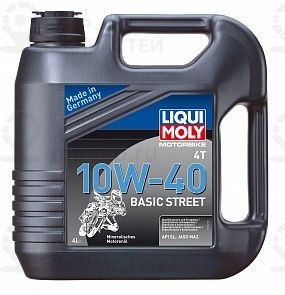 LIQUI MOLY Motorbike 4T Basic Street 10W-40 4 л. LIQUI MOLY 3046
