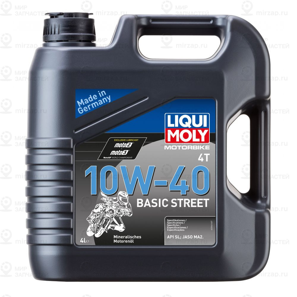 LIQUI MOLY Motorbike 4T Basic Street 10W-40 4 л. LIQUI MOLY 3046