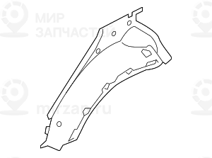 Брызговик П Зд Наружная Часть
 BMW 41009481376