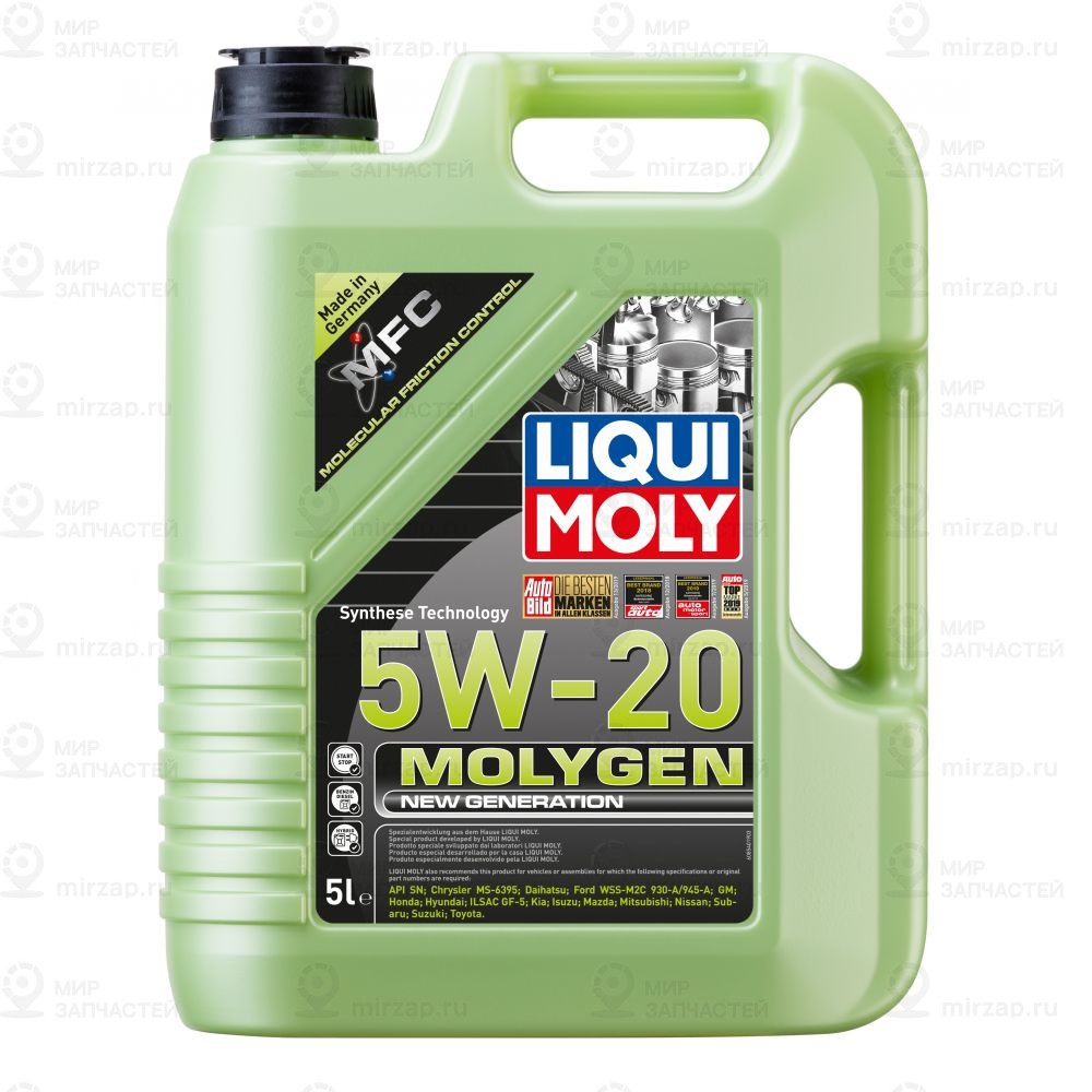 LIQUI MOLY Molygen New Generation 5W-20 5 л. LIQUI MOLY 8540