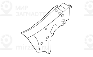 Удлинитель Полки Брызговика П
 BMW 41009481402