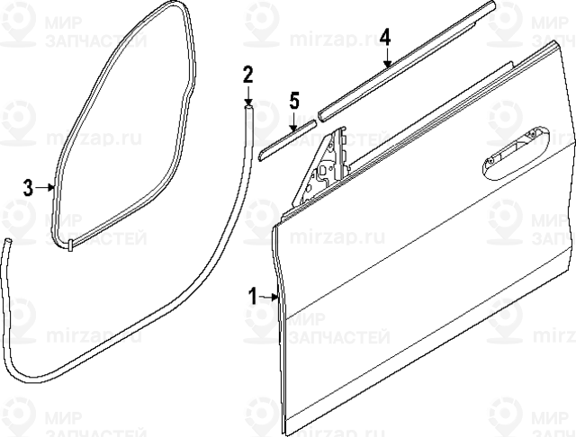 Дверь П Пд
 BMW 41009625096