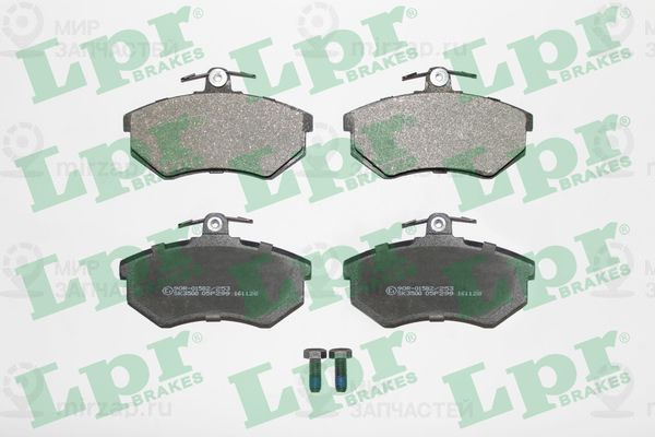 Комплект тормозных колодок, дисковый тормоз LPR 05P299