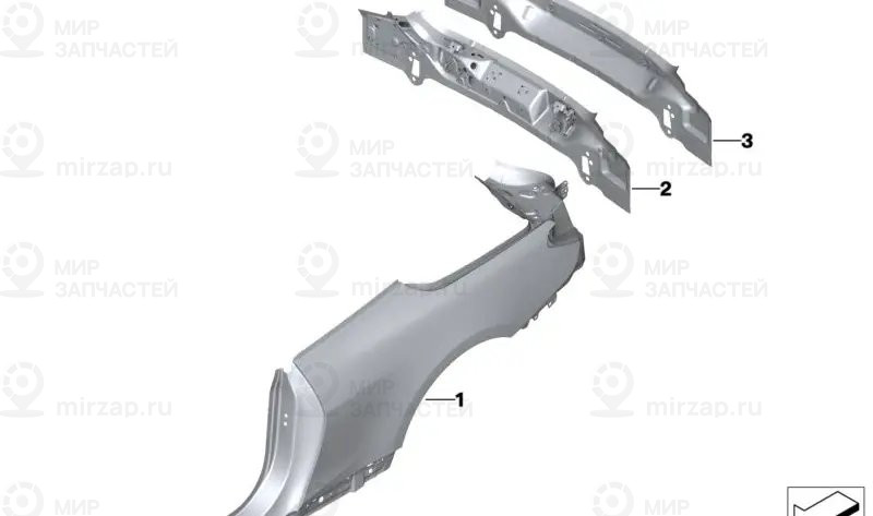 Heckverkleidung Kompl
 BMW 41009854317