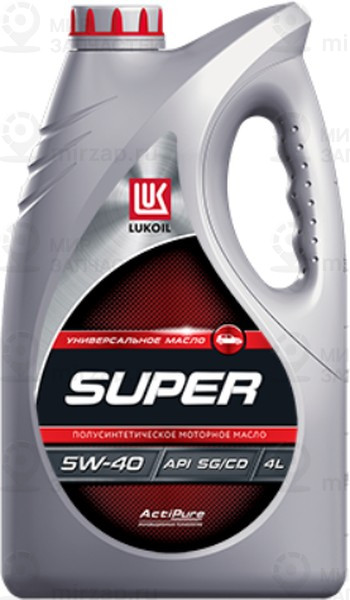 Лукойл Супер 5W40 (4L)_Масло Моторное! Полусинт.\ Api Sg/Cd LUKOIL 3471800