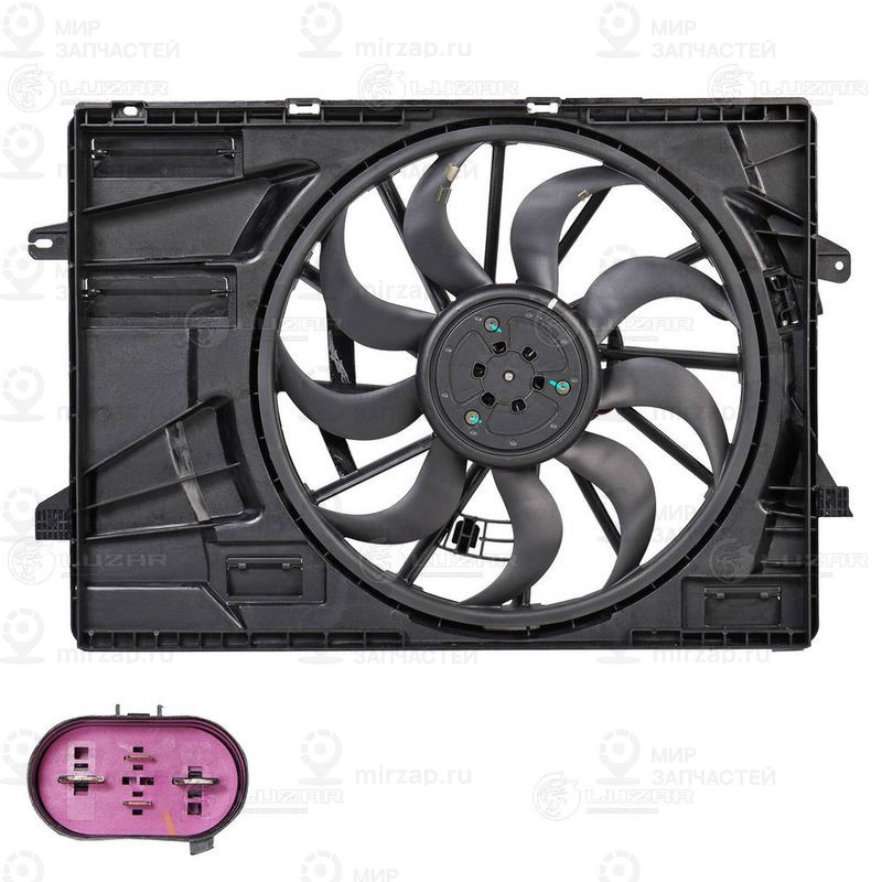 Вентилятор, охлаждение двигателя LUZAR LFK0815