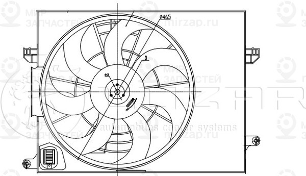 Запчасть LUZAR LFK08Y5
