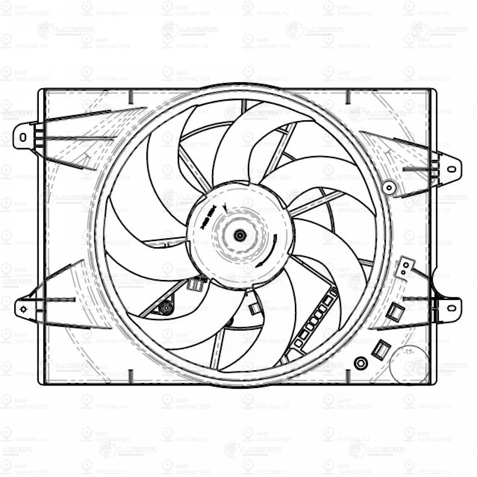 Запчасть LUZAR LFK3029