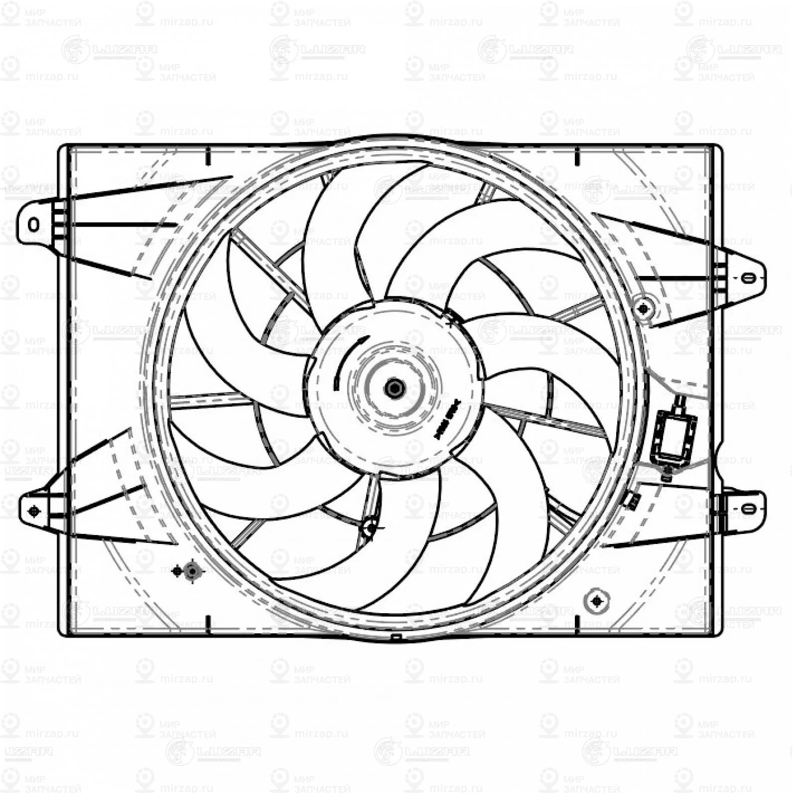 Запчасть LUZAR LFK3036