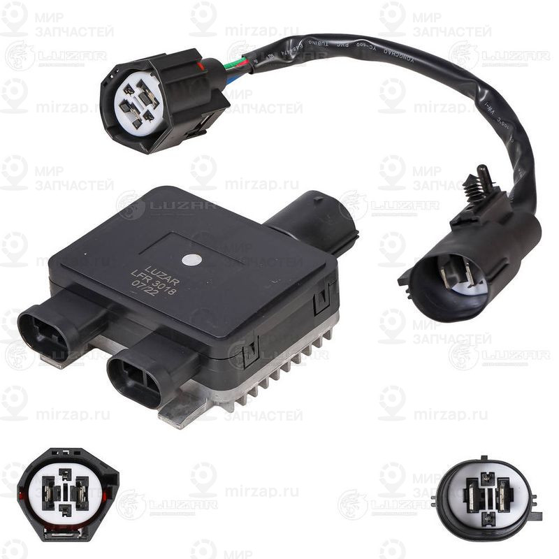 Доп.резистор, электродвигатель (вентилятор радиатора) LUZAR LFR3018