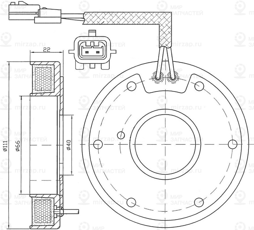 Запчасть LUZAR LMCC0904