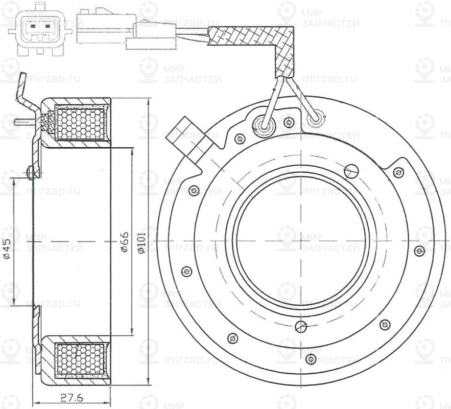 Запчасть LUZAR LMCC1402