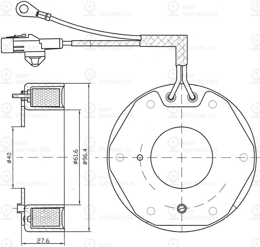 Запчасть LUZAR LMCC1901