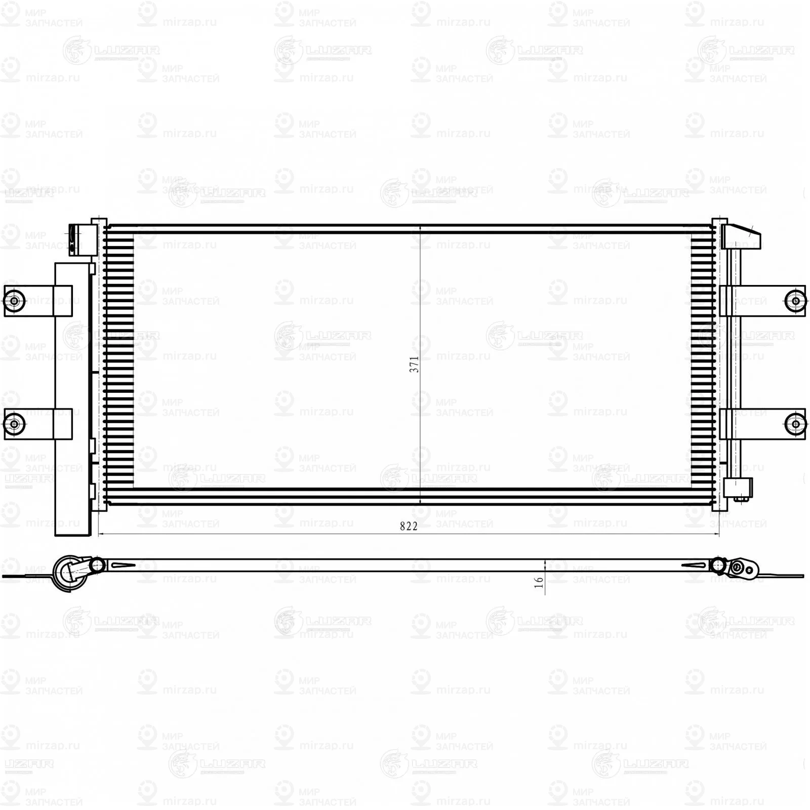 Запчасть LUZAR LRAC1516
