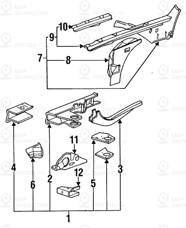 Кронштейн
 BMW 41111958035