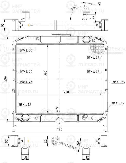 Запчасть LUZAR LRC12K1