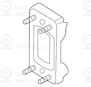 Крепление поперечной балки
 BMW 41113403489