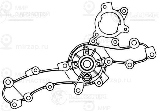Запчасть LUZAR LWP1928
