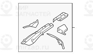 Полка брызговика П Пд BASIS
 BMW 41117111290