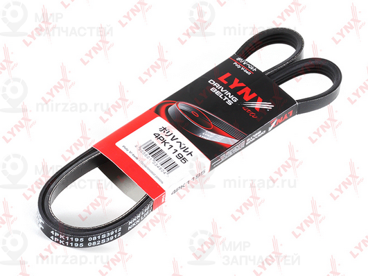 Ремень поликлиновой LYNX 4PK1195
