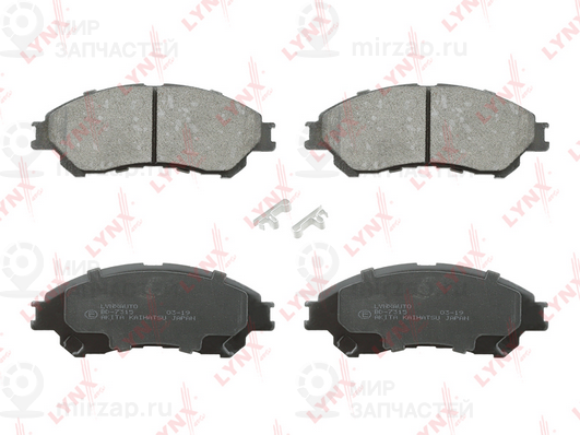 Комплект тормозных колодок, дисковый тормоз LYNX BD7315