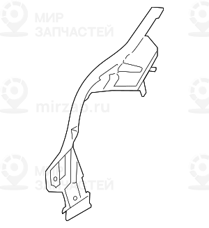 Полка брызговика л
 BMW 41117390609
